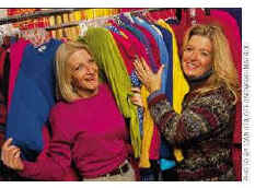 Leslie Broockman and Cynthia, owners of The White Elephant Consignments and Overstocks in Middleburg and Warrenton VA